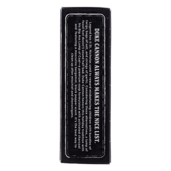 NEW Duke Cannon Supply Co. Big Ass Lump of Coal Soap Bar for Men Bergamot 10oz - Picture 4 of 6